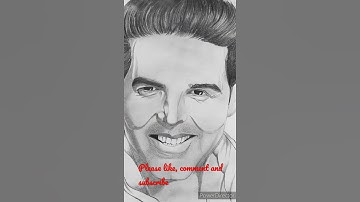 Sketch of Akshay kumar | Timlapse sketch