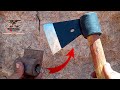 عملية تحويل الخردة إلى فأس سيدهشك/ The process of turning scrap into an ax will amaze you