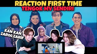 REACTION FIRST TIME CIKIDOT TENGOK VIDEO MV KAN KAN ZAROL ZARIF. EXCITEDNYA!!