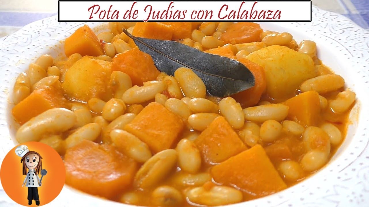 Pota de Judías blancas con Calabaza | Receta de Cocina en Familia