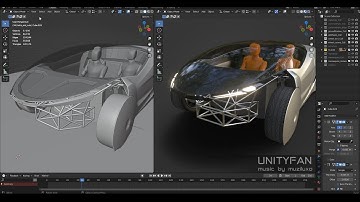 concept car quick modeling - vehicle 035 - part 6 - 4x timelapse