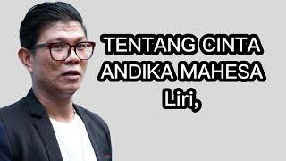 Tentang Cinta - Andika Mahesa ( Lirik )