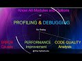 Ultimate guide for Profiling and Debugging Errors, Performance, Code Quality #coding #profiling #oop