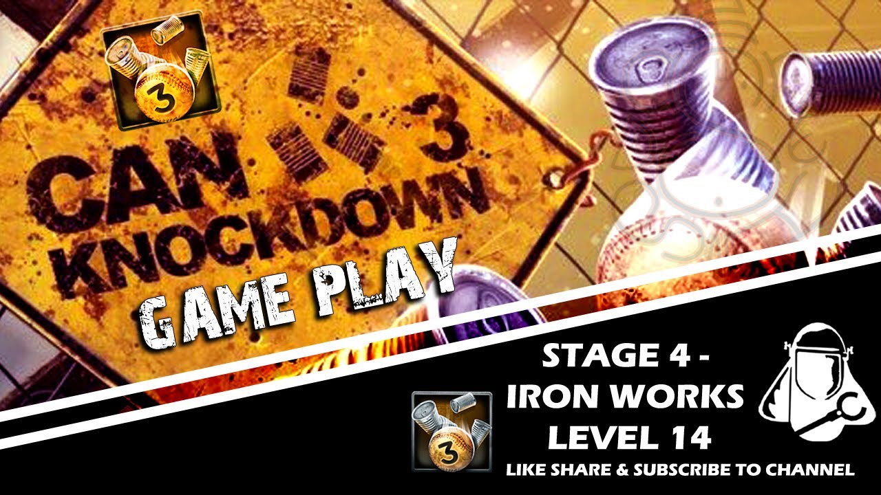 Can knockdown 3 Gameplay Walkthrough | Ironworks - Level 14 | (Android/iOS) No Commentary 