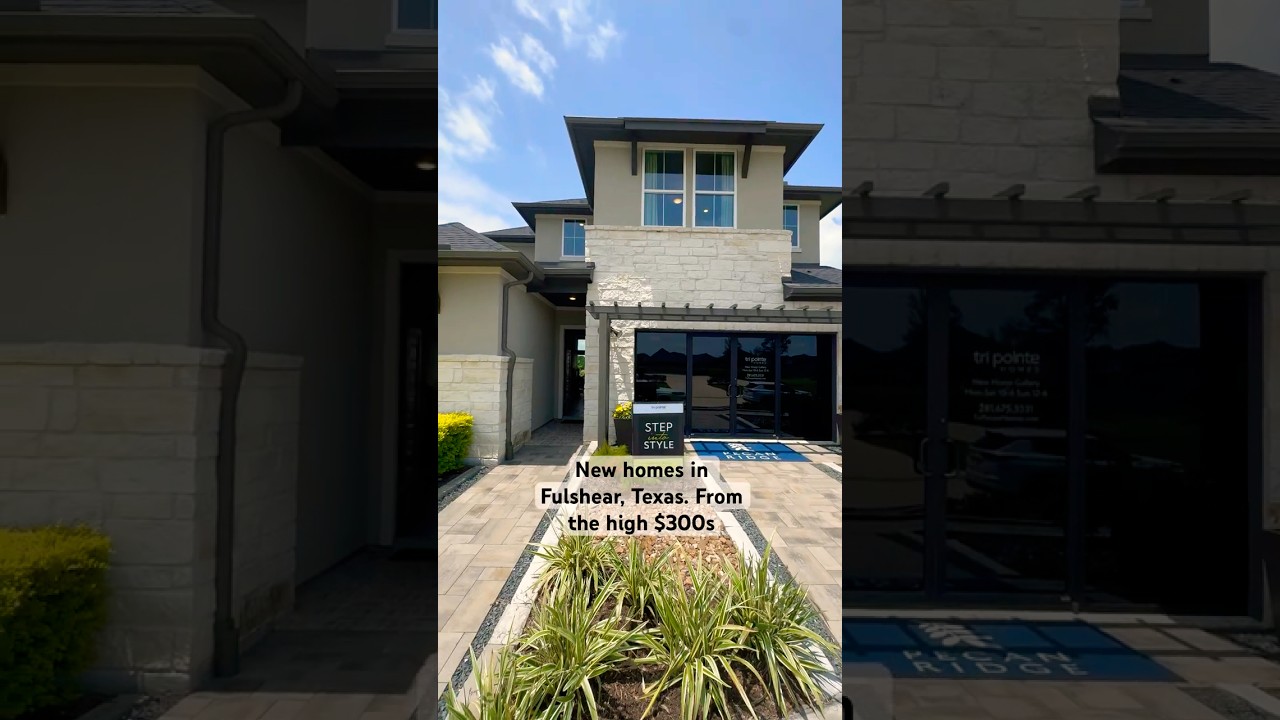 New homes in Fulshear, Texas. Priced from the high $300s.