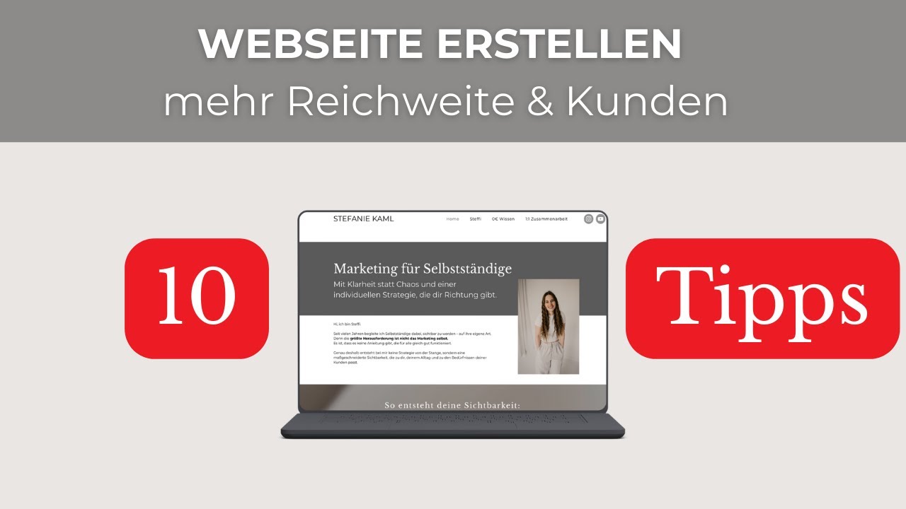 10 Tipps | Webseite klar & strategisch aufbauen für mehr Kunden und Struktur
