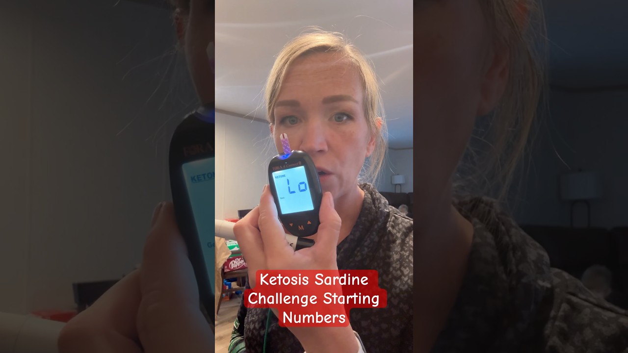 Sardine Ketosis Challenge Starting Numbers #sardinefast #sardine #ketosis #carnivore #glp1