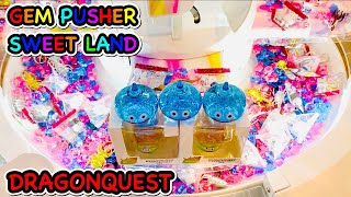 Crystal Gem Pusher Sweet Land !! DRAGON QUEST SLIME !! Candy Pusher at Japan キラキラ ドラクエ スライム スイートランド