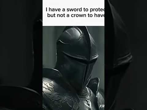 I have a sword to protect you but not a crown to have you