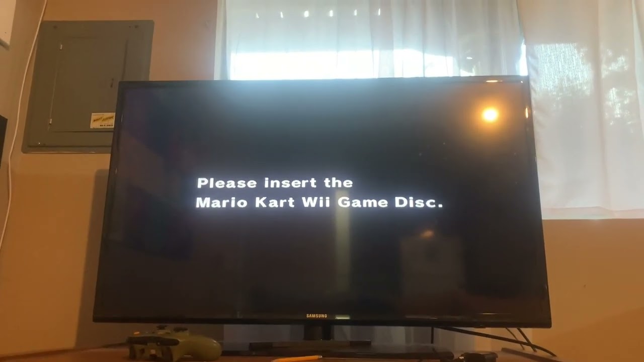Mario Kart Wii The Game disc could not be read again + An Error has Occurred