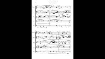 Max Reger - Chorale Prelude Op.67 N.3 for String Quintet - Sheet Music