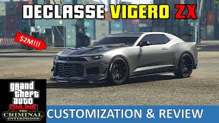 Declasse Vigero ZX (Chevy Camaro ZL1-1LE) Customization & Review | GTA Online DLC Car Review