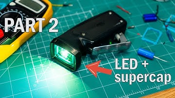 I overengineered the no-battery flashlight (with supercapacitors)