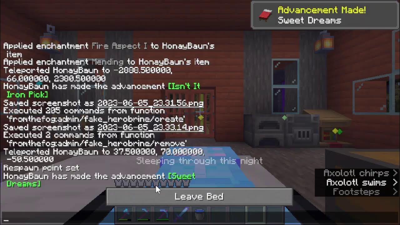 Minecraft with From The Fog datapack YouTube