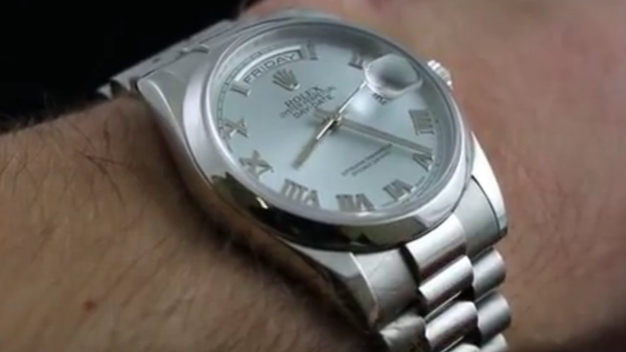 rolex day date platinum 36mm