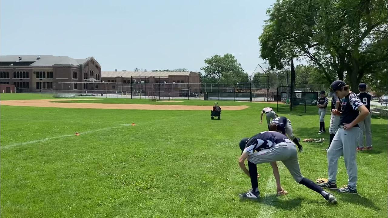 Baseball relay race/fun practice drill YouTube