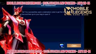 ML Redeem Code April 7, 2023 - Mobile Legends 100% Success and Working code (part 1/2)