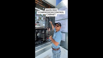 AAON RN D Cabinet Walkthrough | RN-D Rooftop Unit Controls and Compressor Review