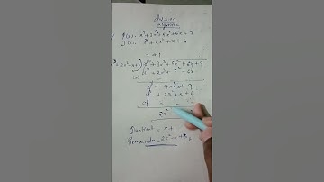 find the division algorithm