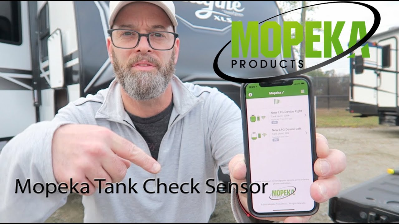 Mopeka Tank Check Plastic Propane Tank Level Indicator // RV Accessories - YouTube