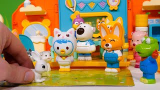 बच्चों के लिए खिलौना सीखने का वीडियो - Pororo Pet School!