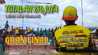 GRAND FINAL, sisa 5 ekor TOTALAN 250 JT LAPAK KEMILING