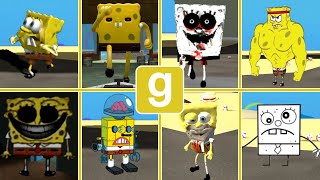 GMOD: All kinds of Spongebob // All SpongebobNextbots █ Garry's Mod █