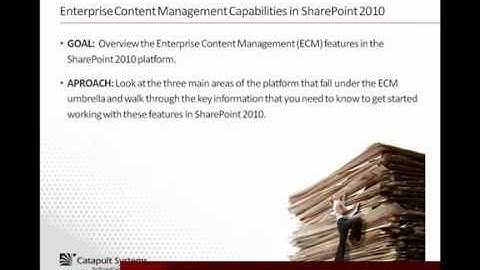 Enterprise Content Management Capabilities in SharePoint 2010