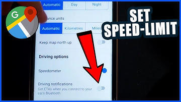 How to Set Speed Limit in Google maps