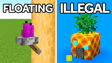 50 ILLEGAL Minecraft Build Hacks