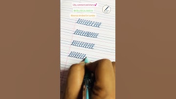 How to improve cursive handwritten #cursivehandwriting #cursive #cursivewriting #cursiveletters #art