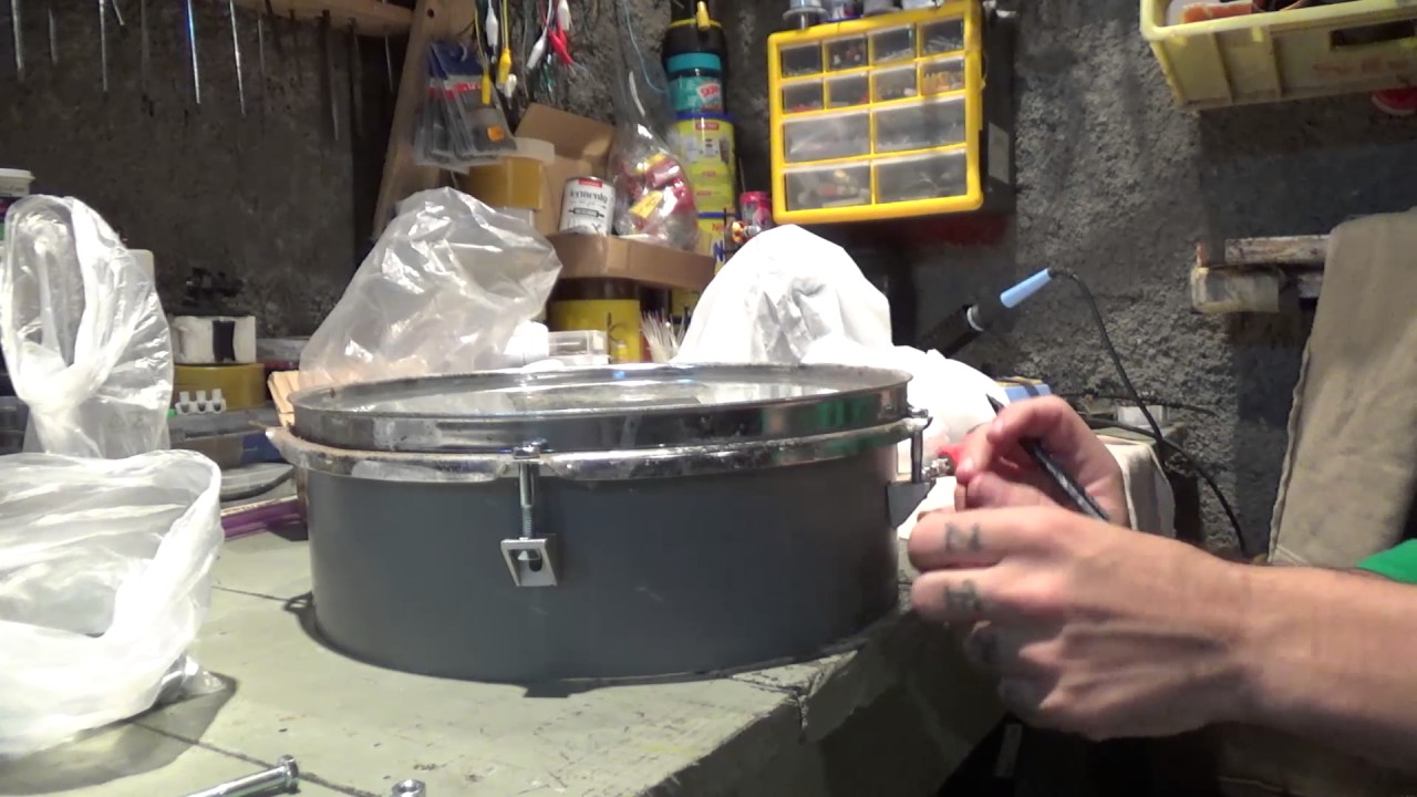 DIY Homemade Electronic Drumkit part5 Drum Lugs Assembly YouTube