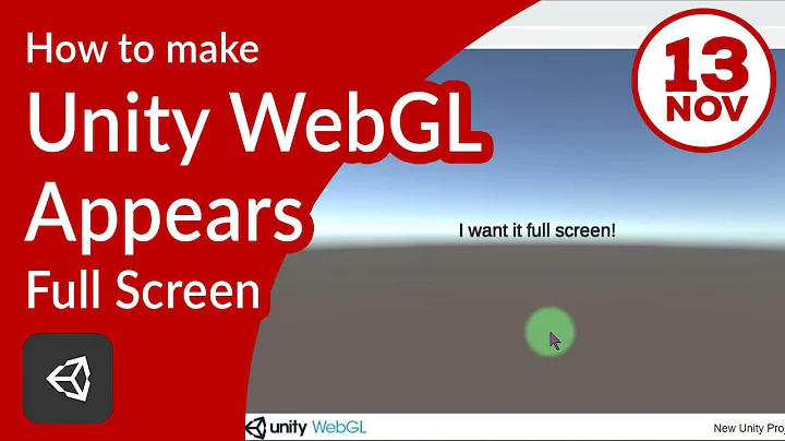 How to make a Unity WebGL completely Full Screen Full Width and Height according to browser window