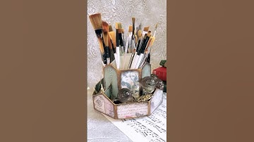 Using up decoupage rice paper leftovers #decoupageart #decoupage #diy #decoupagediy #diydecoupage