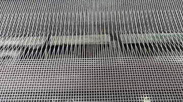 Rapier weaving loom | Making mesh fabric | Mono×mono filament with 3 empty beat up or false beat up