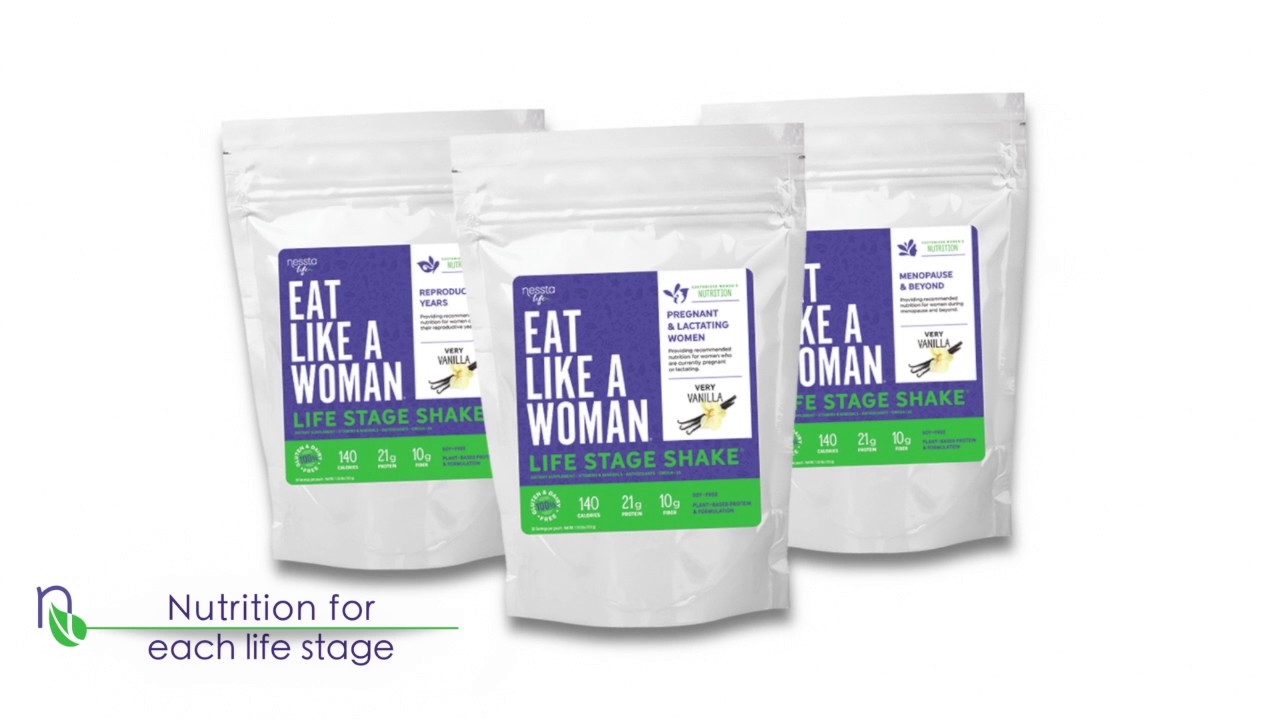 Life Stage Shake™ vanilla, Eat Like a Woman® - YouTube