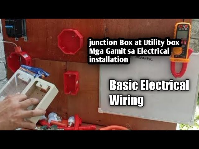 PAANO GAMITIN ANG JUNCTION BOX UTILITY BOX AT KINDS OF ADAPTER