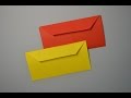 How to make an origami envelope