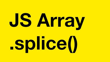 PASV: 16. JavaScript. Метод массива splice