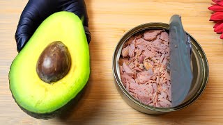 Do You Have 1 Avocado and 1 Tuna? Turn them into Healthy and Delicious Salad!