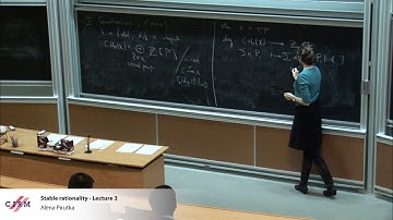 Alena Pirutka: Stable rationality - Lecture 3