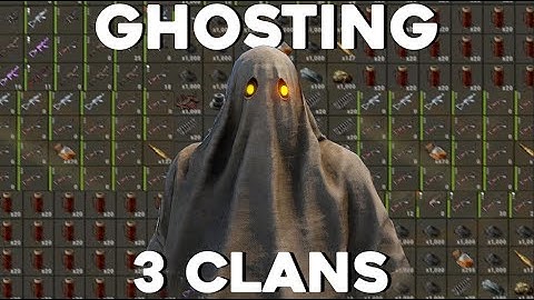 Rust - Ghosting 3 Massive Groups!
