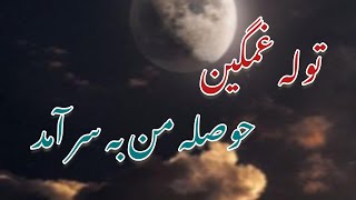 توله غمگین حوصله من به سر آمد