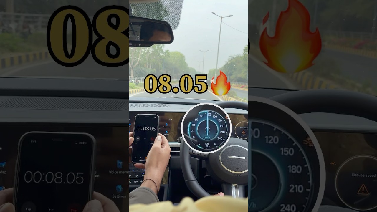 Hyundai Creta EV(electric)Speed Test