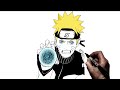 How To Draw Naruto (Rasengan) | Step By Step | Naruto