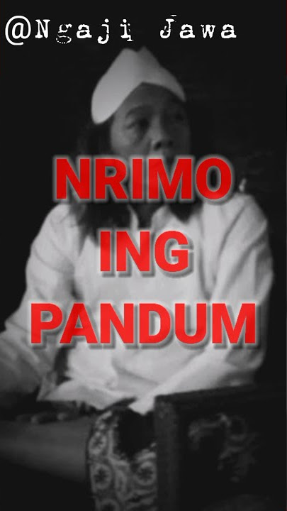 NRIMO ING PANDUM #SHORTS | STORY WA GUS BAHA | STORY WA FILSAFAT @Ngaji Jawa