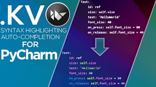 How to get Syntax/Code Highlighting, Color and Auto Completion for .KV (Kivy) files in PyCharm