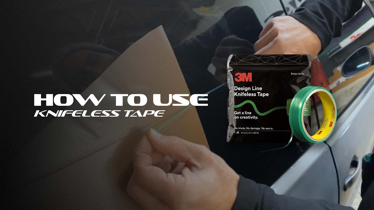 How to use Knifeless Tape from 3m - Quick Tip 