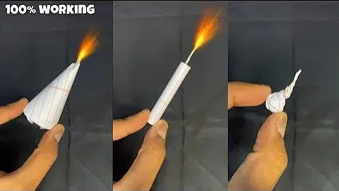 Make Diwali Crackers Using Matchstick - Bijli Bomb / Diwali Anar / Pop Pop Crackers