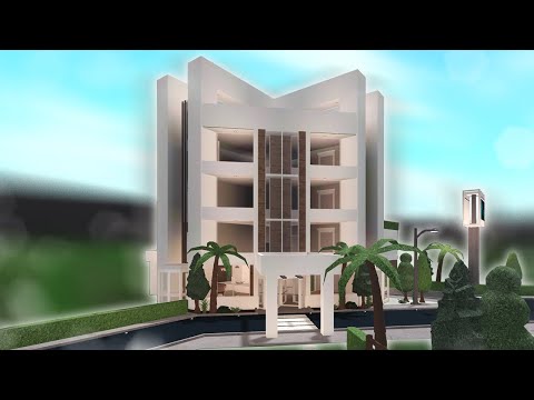 Im Building A Luxury Hotel In Bloxburg Youtube
